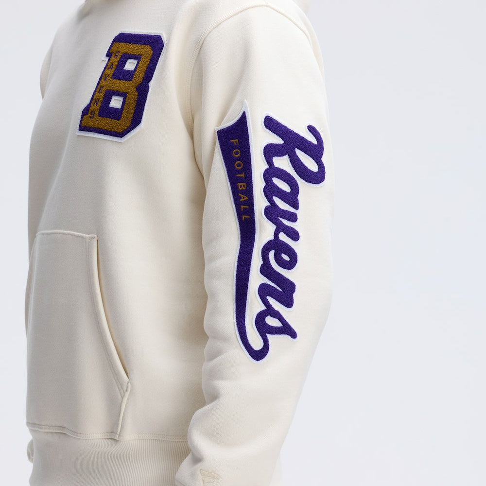 NFL Baltimore Ravens IconicFleece Letterman Hoodie