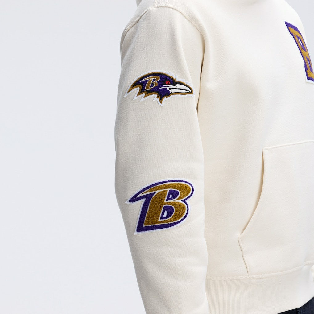 NFL Baltimore Ravens IconicFleece Letterman Hoodie