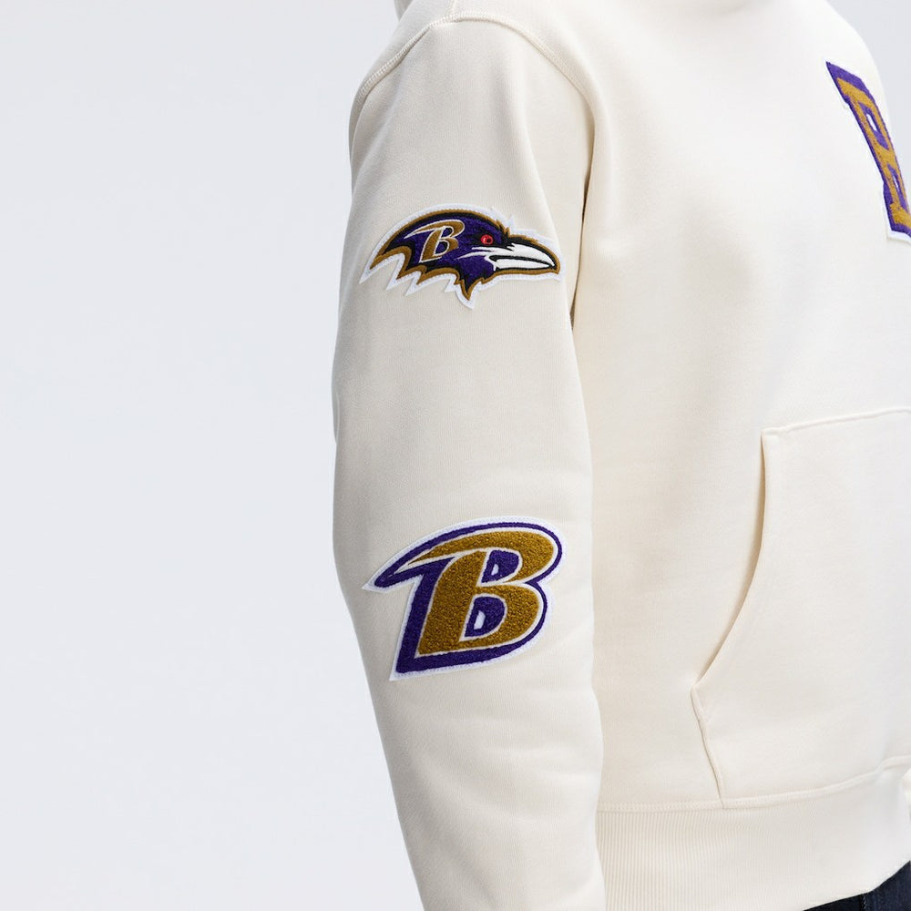 NFL Baltimore Ravens IconicFleece Letterman Hoodie
