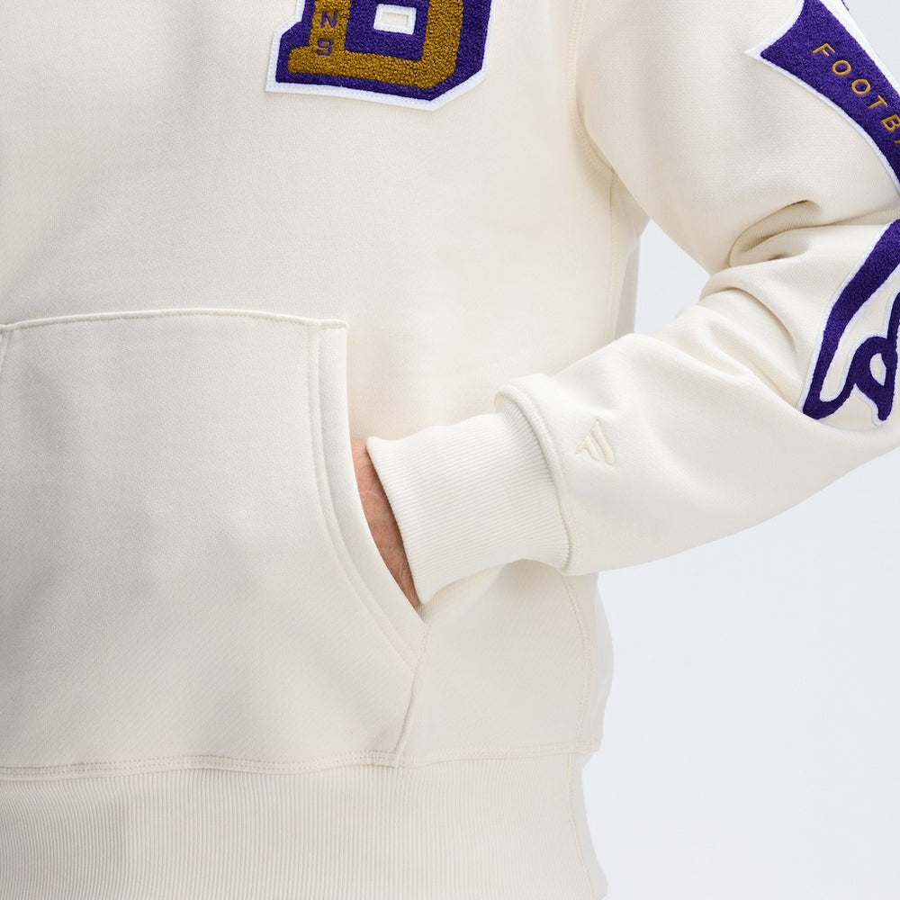 NFL Baltimore Ravens IconicFleece Letterman Hoodie