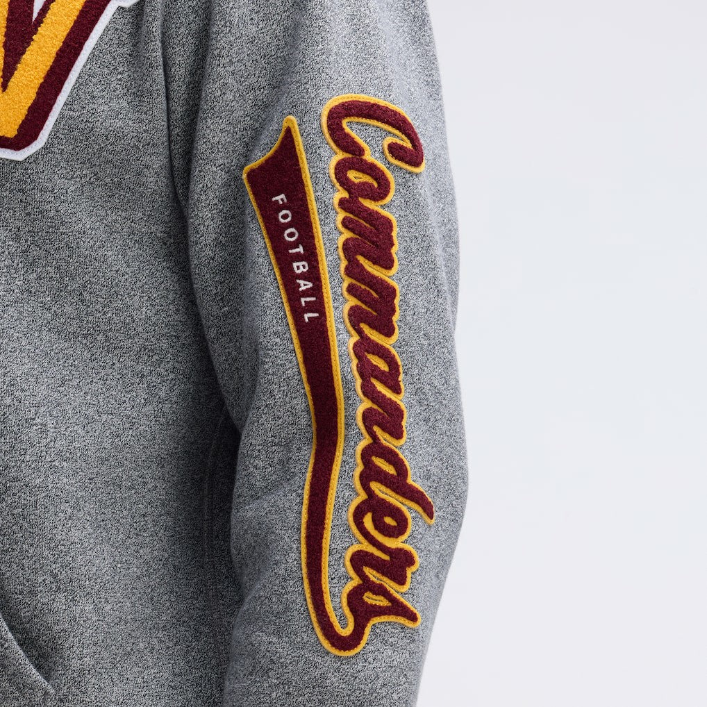 NFL Washington Commanders IconicFleece Letterman Hoodie