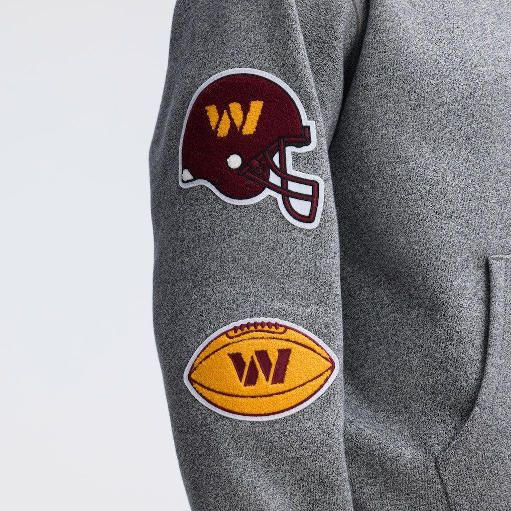 NFL Washington Commanders IconicFleece Letterman Hoodie