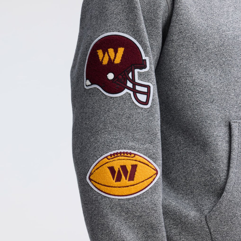 NFL Washington Commanders IconicFleece Letterman Hoodie