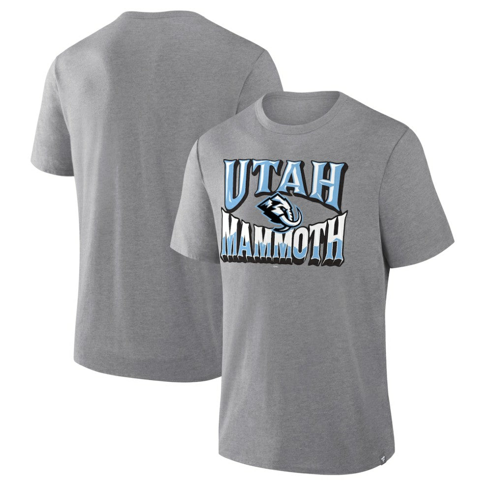 Utah Mammoth Fanatics Tribute Tri-Blend T-Shirt