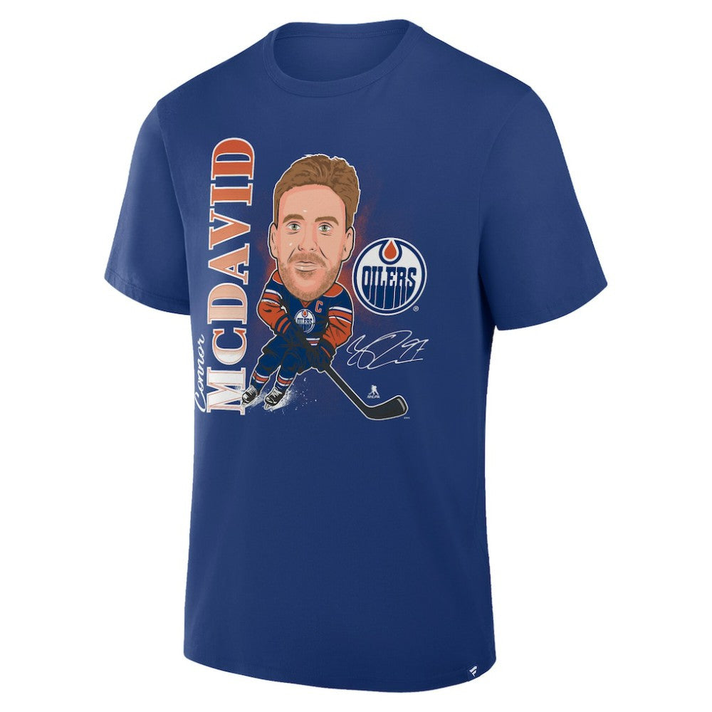 Connor McDavid Edmonton Oilers Fanatics Caricature Player T-Shirt