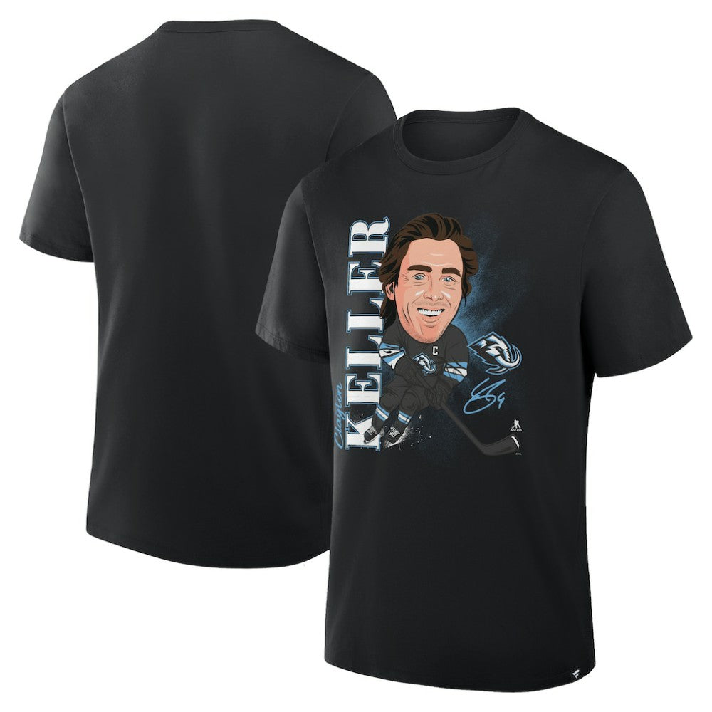 Clayton Keller Utah Mammoth Fanatics Caricature Player T-Shirt