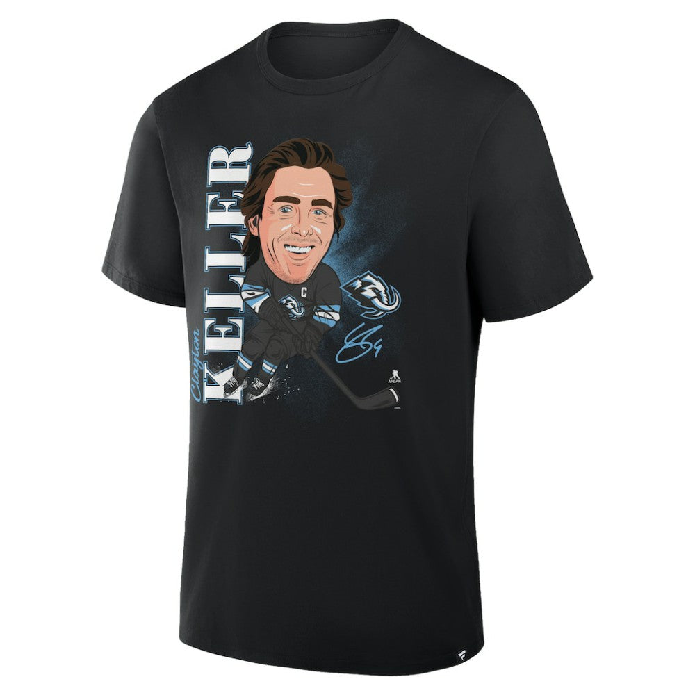 Clayton Keller Utah Mammoth Fanatics Caricature Player T-Shirt