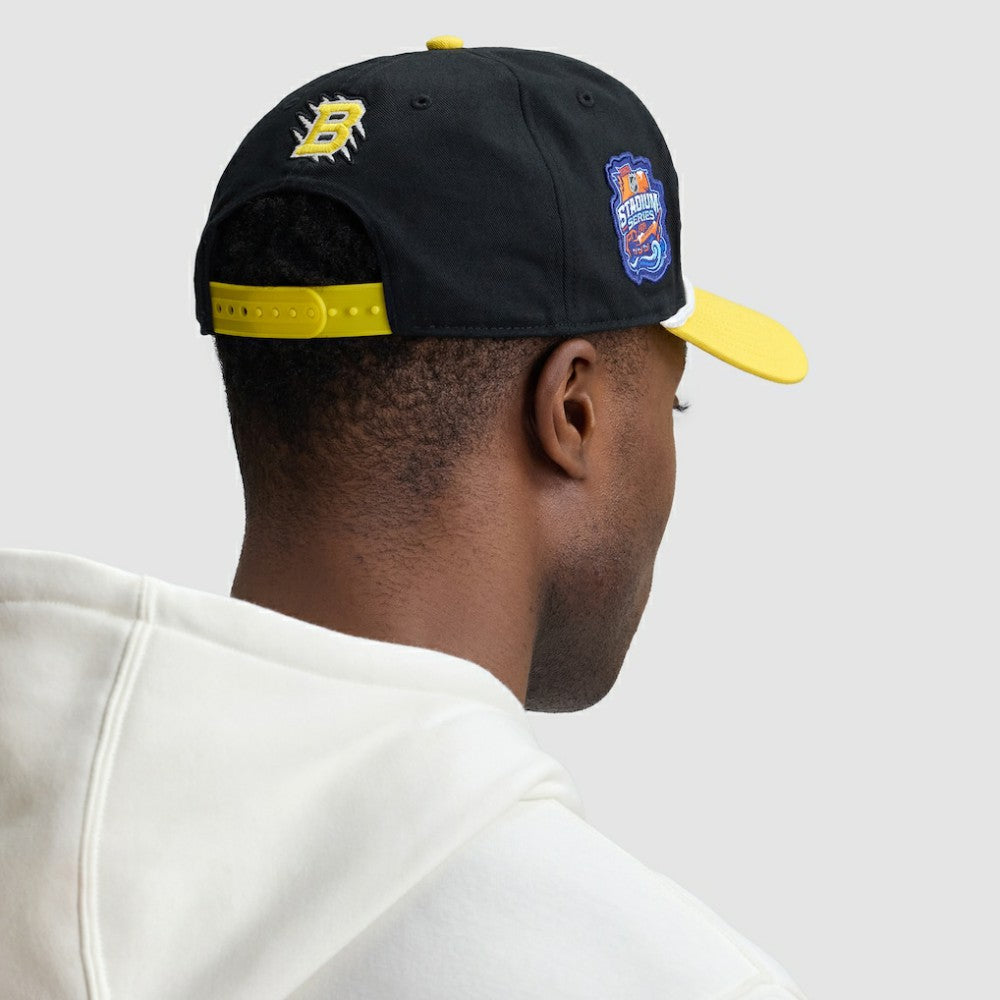 Boston Bruins Fanatics 2026 NHL Stadium Series Authentic Pro A-Frame Adjustable Hat