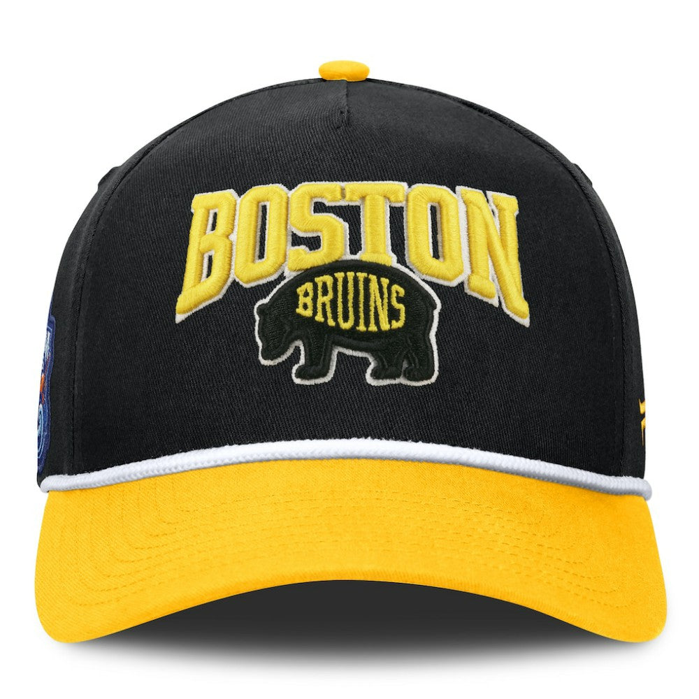 Boston Bruins Fanatics 2026 NHL Stadium Series Authentic Pro A-Frame Adjustable Hat