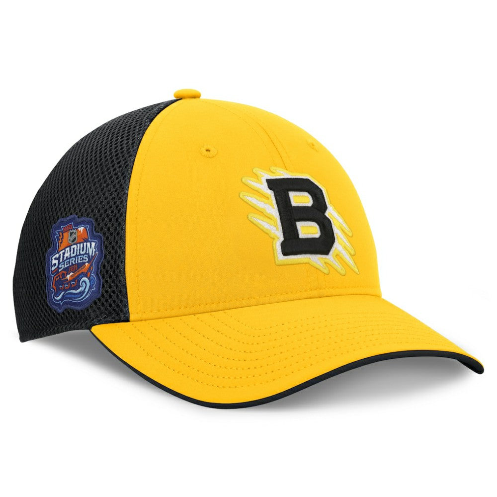 Boston Bruins Fanatics 2026 NHL Stadium Series Authentic Pro Adjustable Trucker Hat