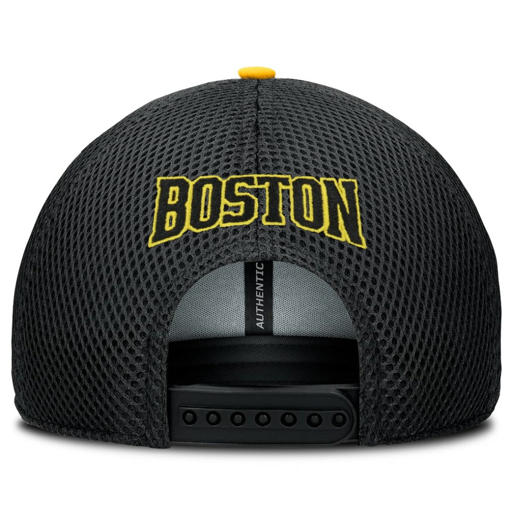 Boston Bruins Fanatics 2026 NHL Stadium Series Authentic Pro Adjustable Trucker Hat