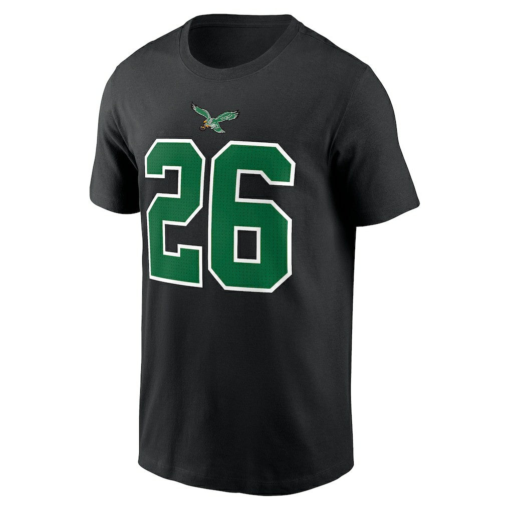 NFL Philadelphia Eagles Saquon Barkley  Player Name & Number T-Shirt