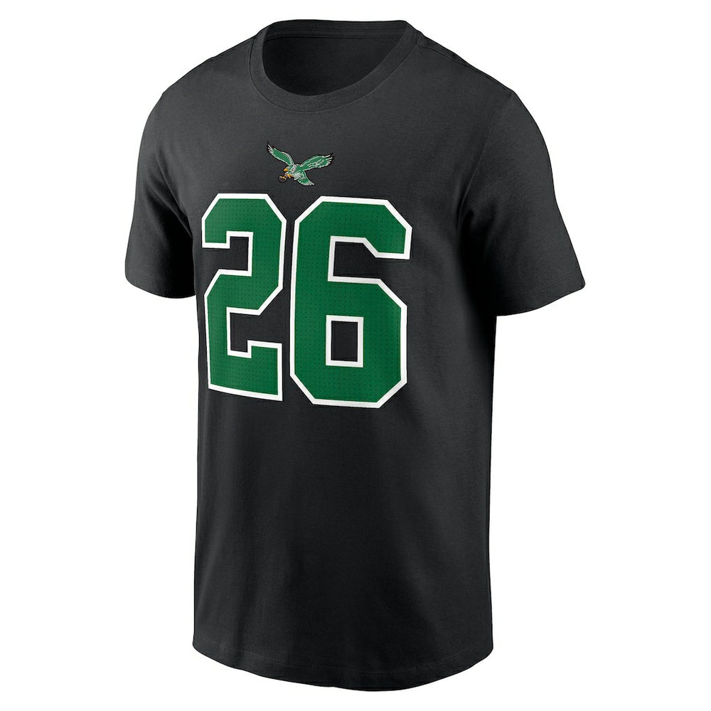 NFL Philadelphia Eagles Saquon Barkley  Player Name & Number T-Shirt