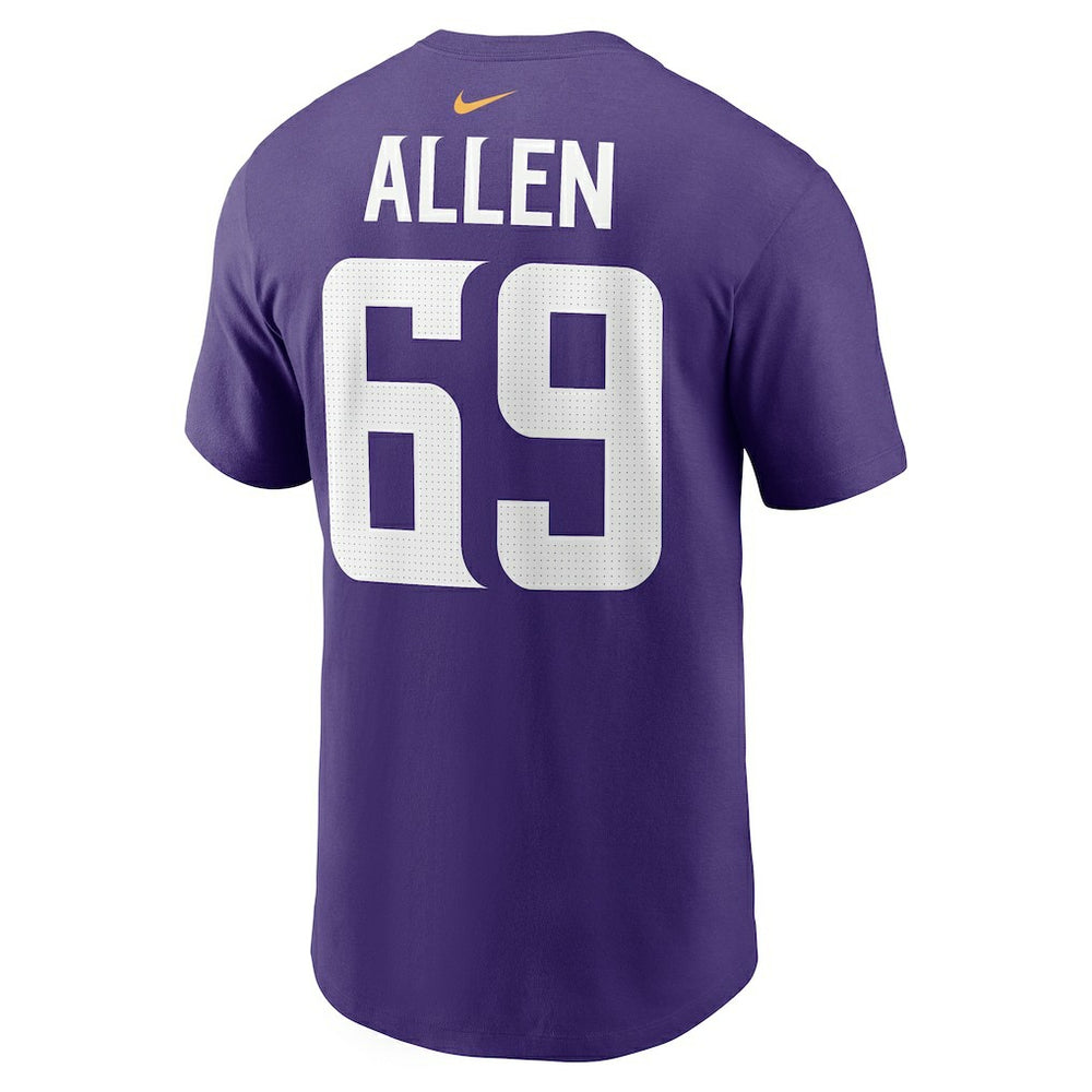 NFL Minnesota Vikings Jared Allen  Retired Player Name & Number T-Shirt