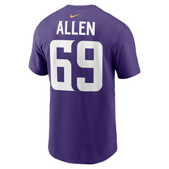 NFL Minnesota Vikings Jared Allen  Retired Player Name & Number T-Shirt