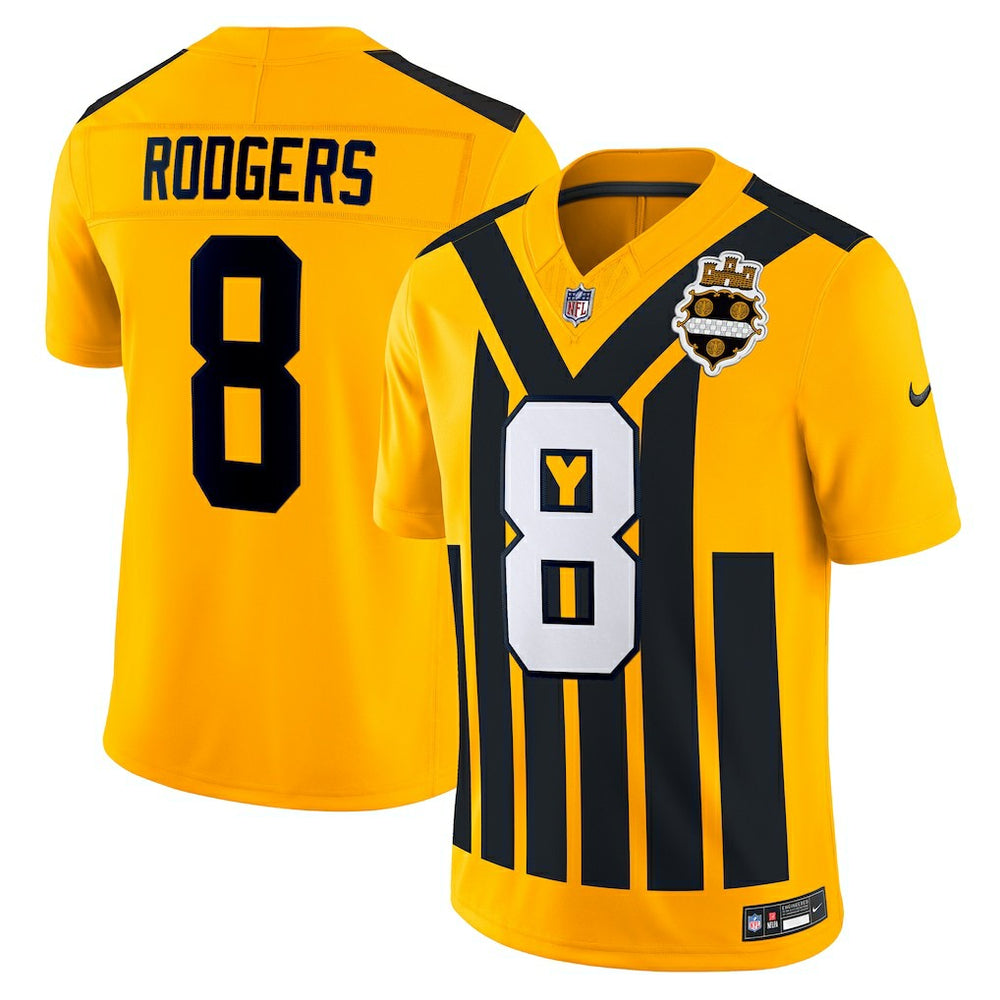 NFL Pittsburgh Steelers Aaron Rodgers  Alternate Vapor F.U.S.E. Limited Jersey