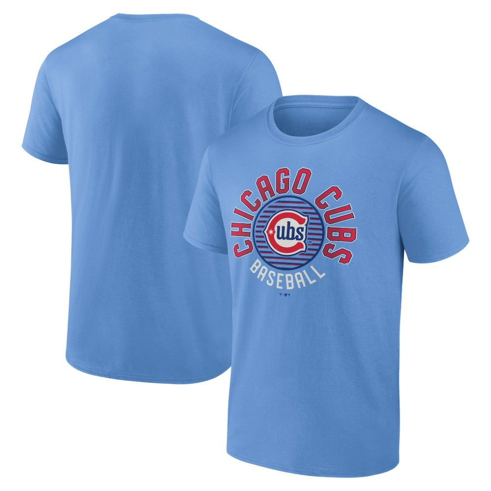 Chicago Cubs Alt Circle T-Shirt - Light Blue