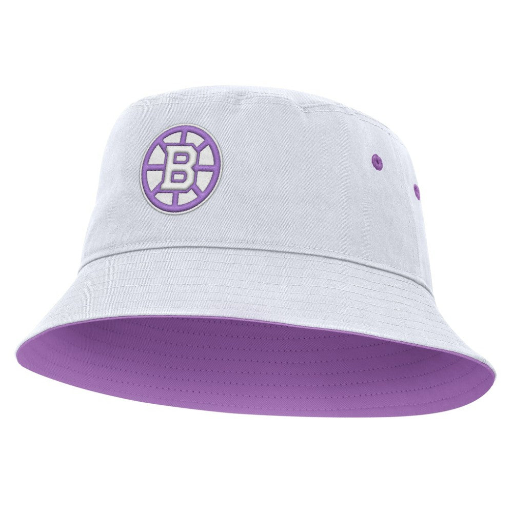 Boston Bruins Fanatics Hockey Fights Cancer Bucket Hat