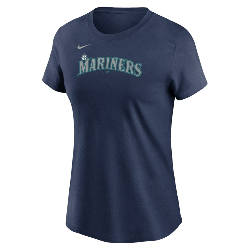 Cal Raleigh Seattle Mariners Women's Cooperstown Collection Fuse Name & Number T-Shirt - Navy | Nike