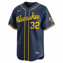 Jacob Misiorowski Milwaukee Brewers Alternate Limited Jersey - Navy | Nike