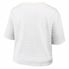 NFL Kansas City Chiefs Women's Striped Cropped T-Shirt