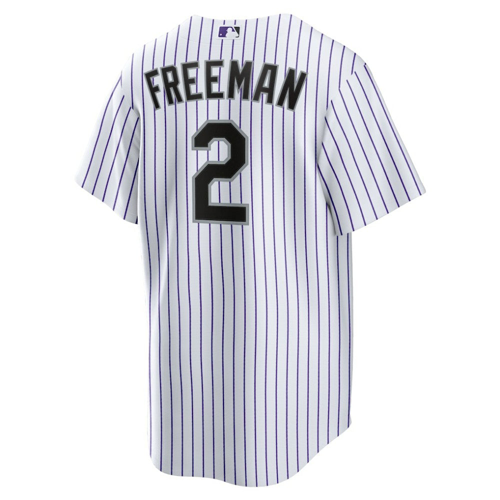 Tyler Freeman Colorado Rockies Home Replica Jersey - White | Nike