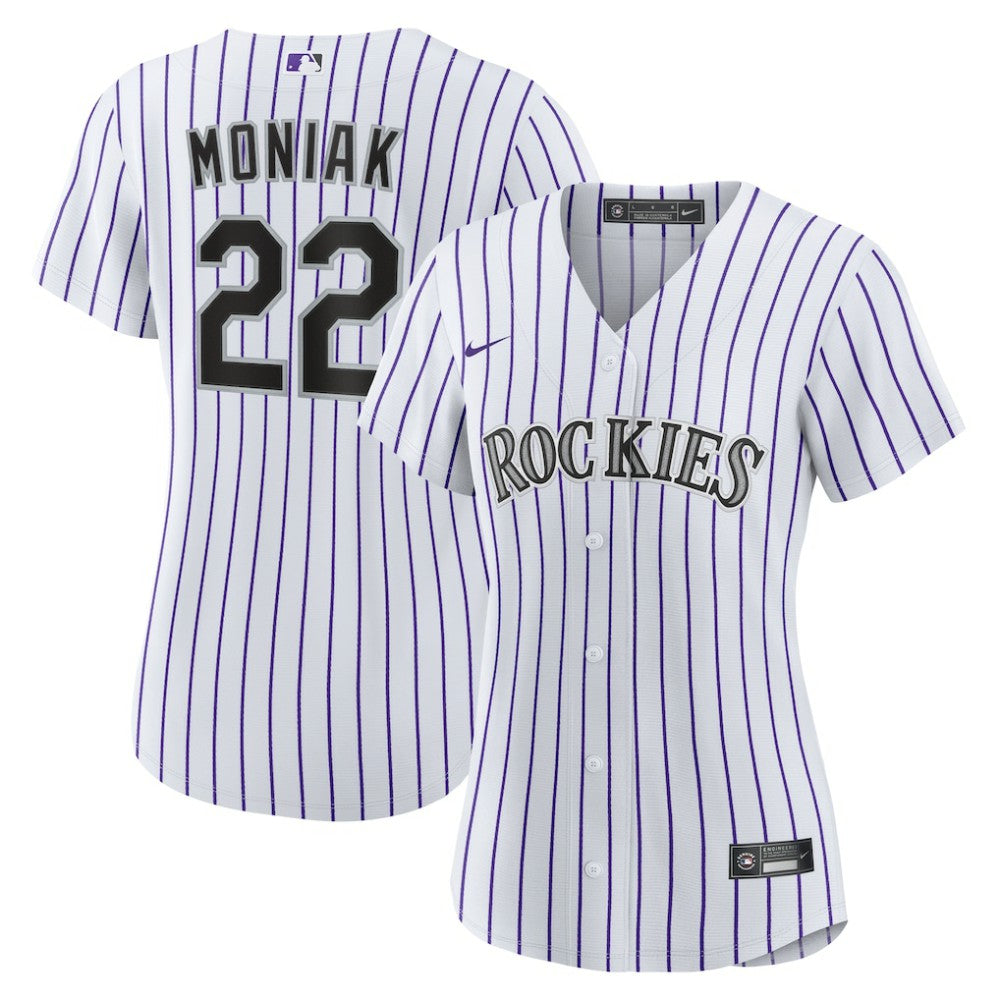 Mickey Moniak Colorado Rockies Women's Home Replica Jersey - White | Nike