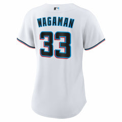 Eric Wagaman Miami Marlins Women's Home Replica Jersey - White | Nike