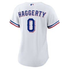 Sam Haggerty Texas Rangers Women's Home Replica Jersey - White | Nike