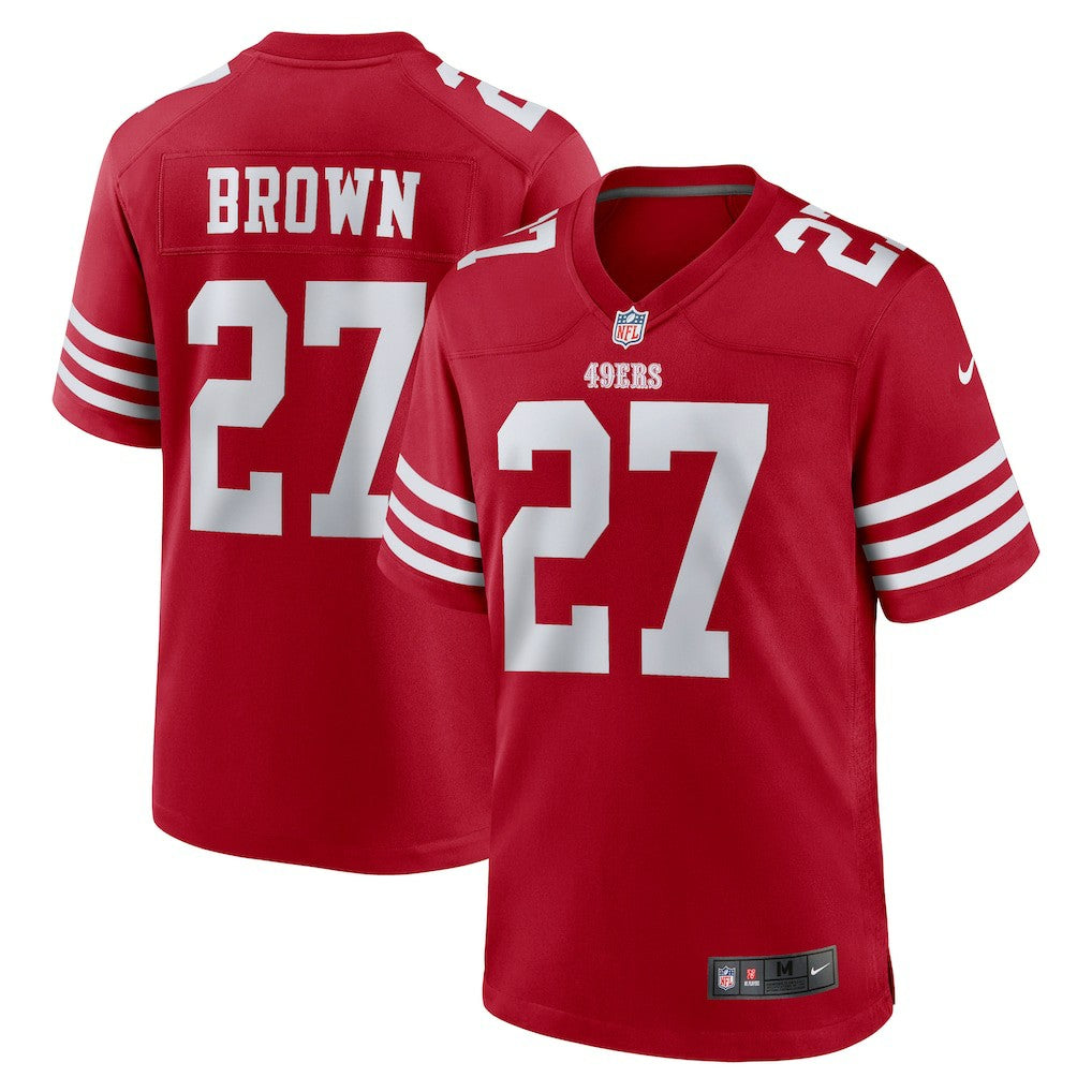 NFL San Francisco 49ers Ji'Ayir Brown  Team Game Jersey