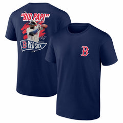 David Ortiz Boston Red Sox Retired Player Nickname Name & Number T-Shirt - Navy