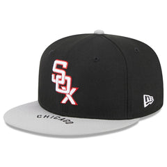 Chicago White Sox On Deck 59FIFTY Fitted Hat - Black/Gray | New Era