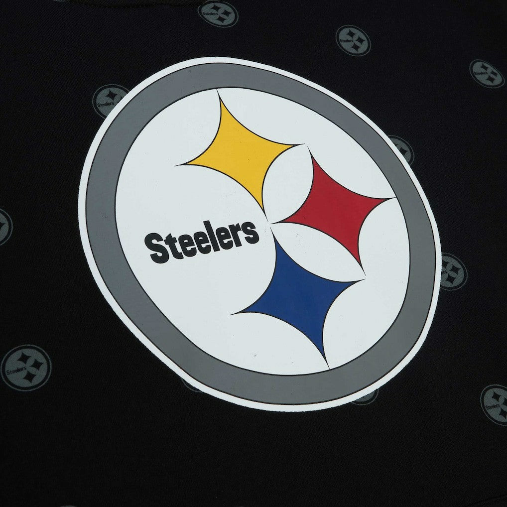 NFL Pittsburgh Steelers Allover Print Fleece Pullover Hoodie