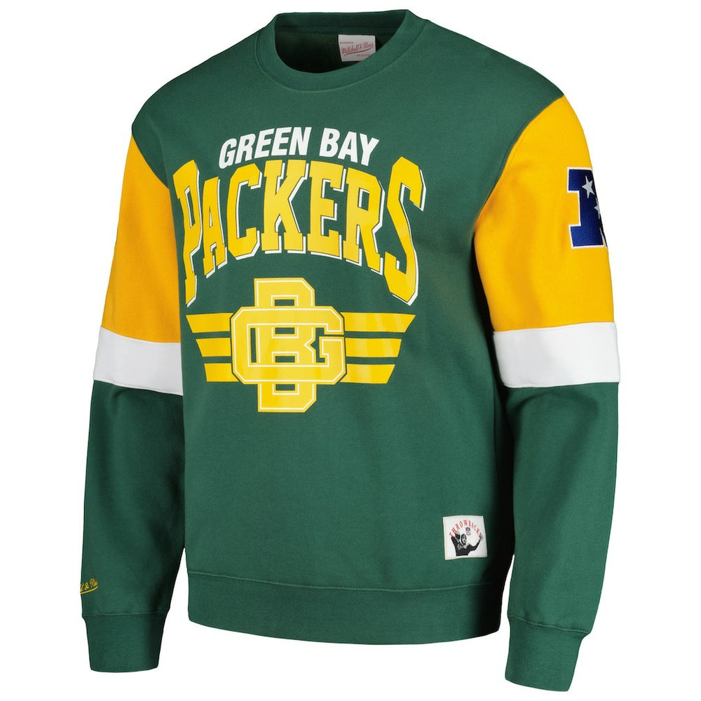 NFL Green Bay Packers Gridiron Classics Allover 3.0 Pullover Sweatshirt