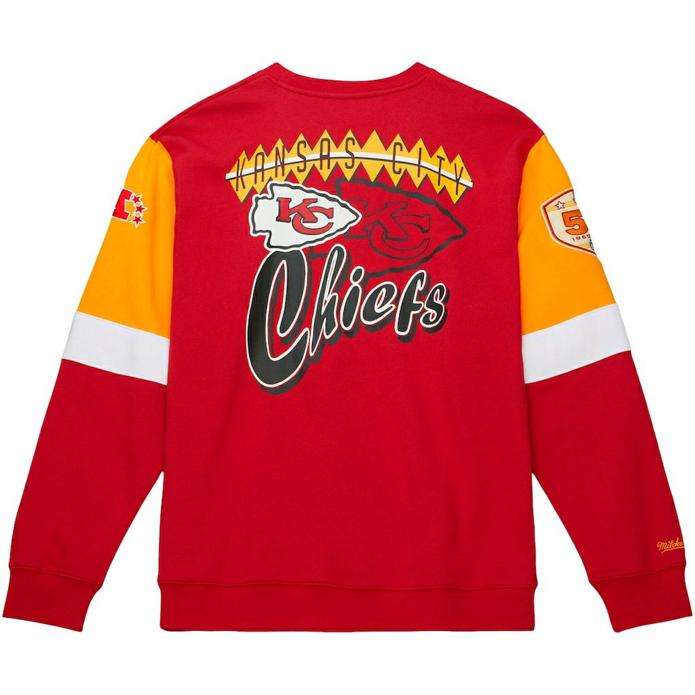 NFL Kansas City Chiefs Gridiron Classics Allover 3.0 Pullover Sweatshirt