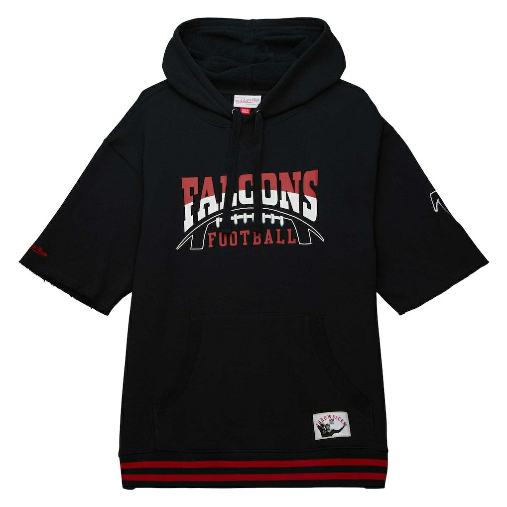 NFL Atlanta Falcons Pre-Game Short Sleeve Pullover Hoodie