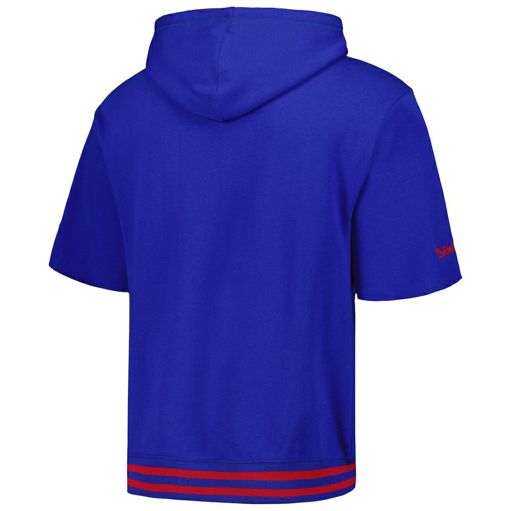 NFL New England Patriots Pre-Game Short Sleeve Pullover Hoodie