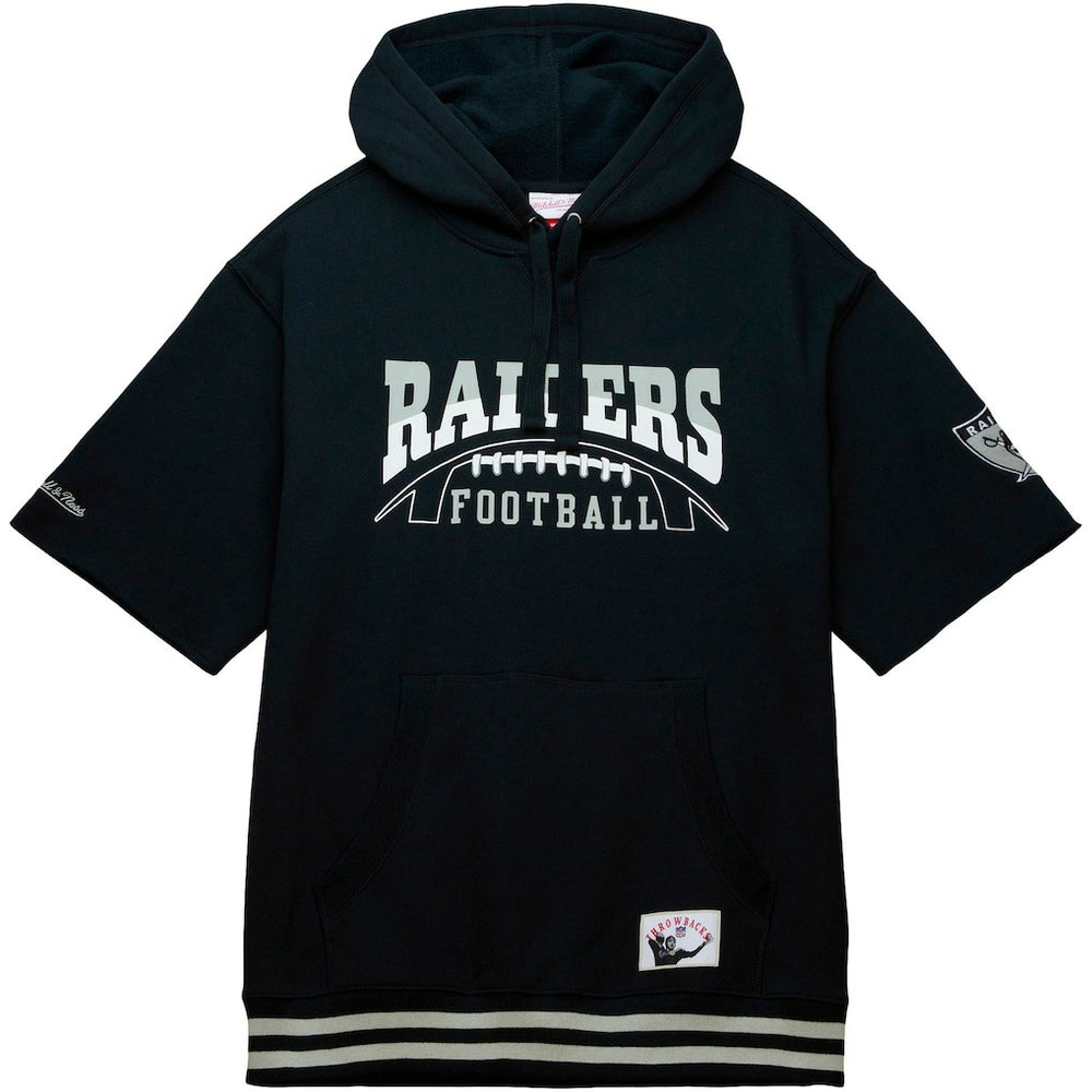 NFL Las Vegas Raiders Pre-Game Short Sleeve Pullover Hoodie