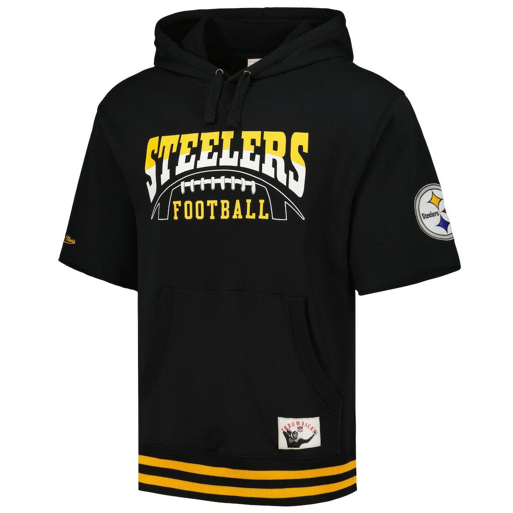 NFL Pittsburgh Steelers Pre-Game Short Sleeve Pullover Hoodie