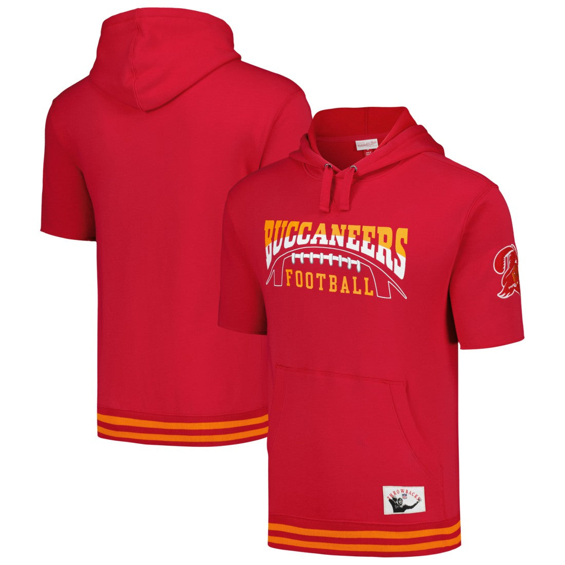 NFL Tampa Bay Buccaneers Pre-Game Short Sleeve Pullover Hoodie