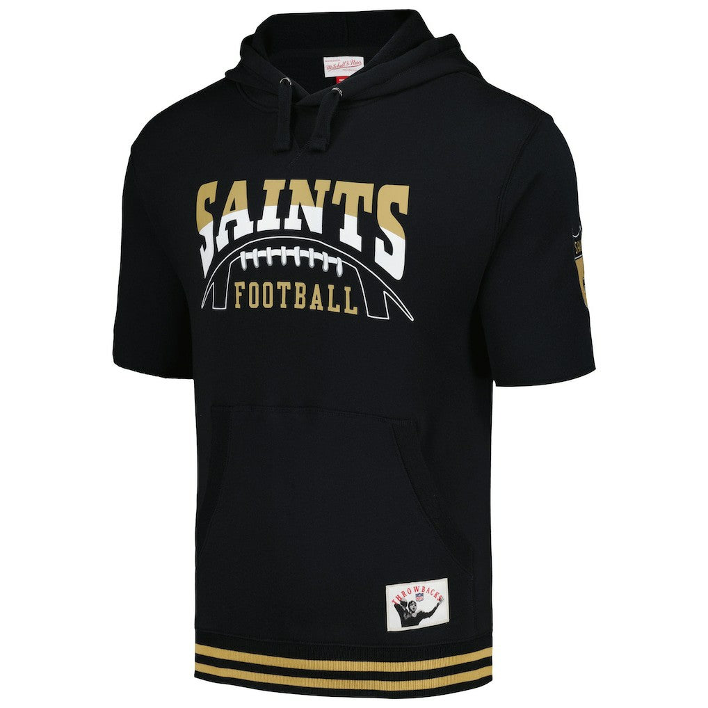 NFL New Orleans Saints Pre-Game Short Sleeve Pullover Hoodie