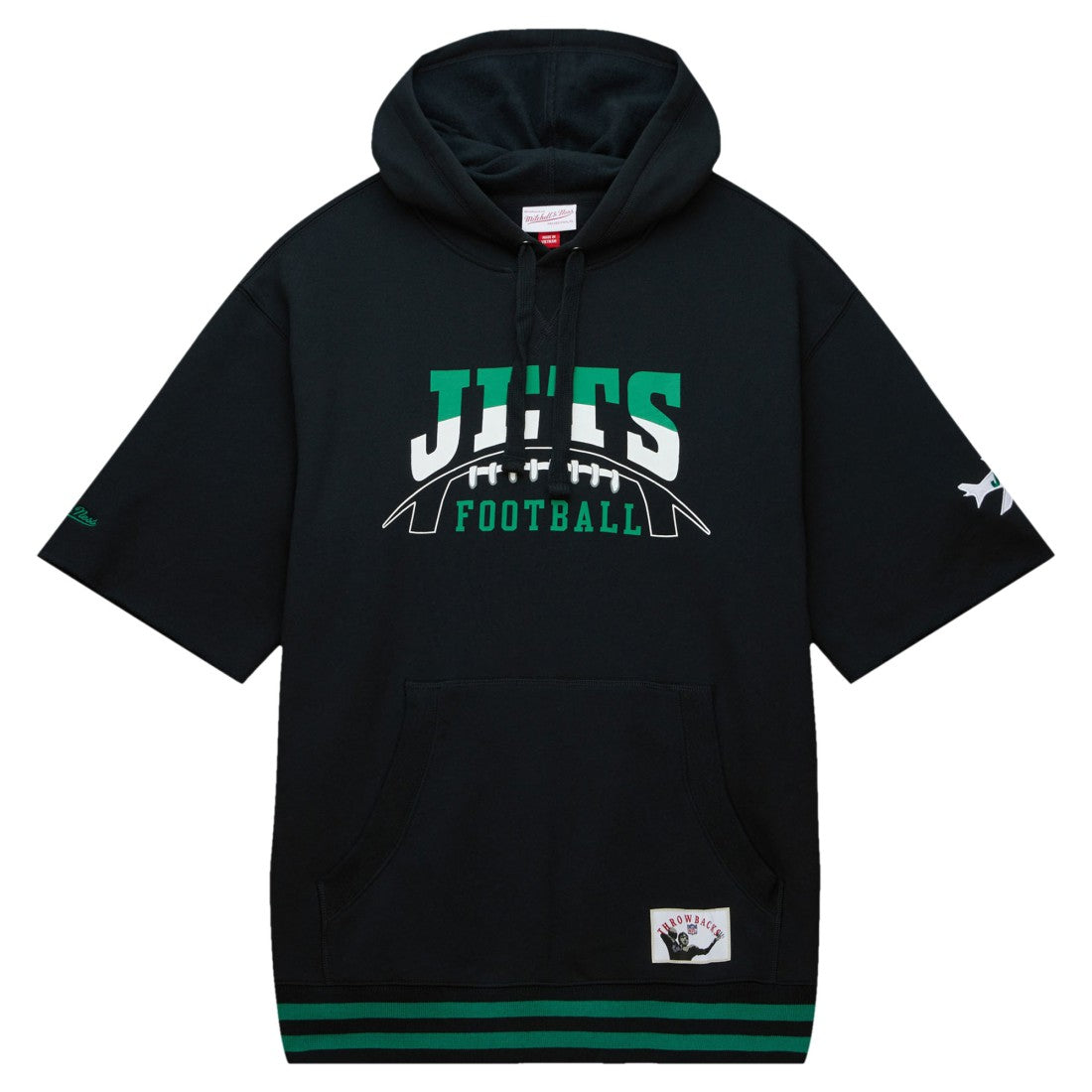 NFL New York Jets Pre-Game Short Sleeve Pullover Hoodie