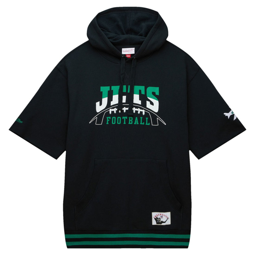 NFL New York Jets Pre-Game Short Sleeve Pullover Hoodie