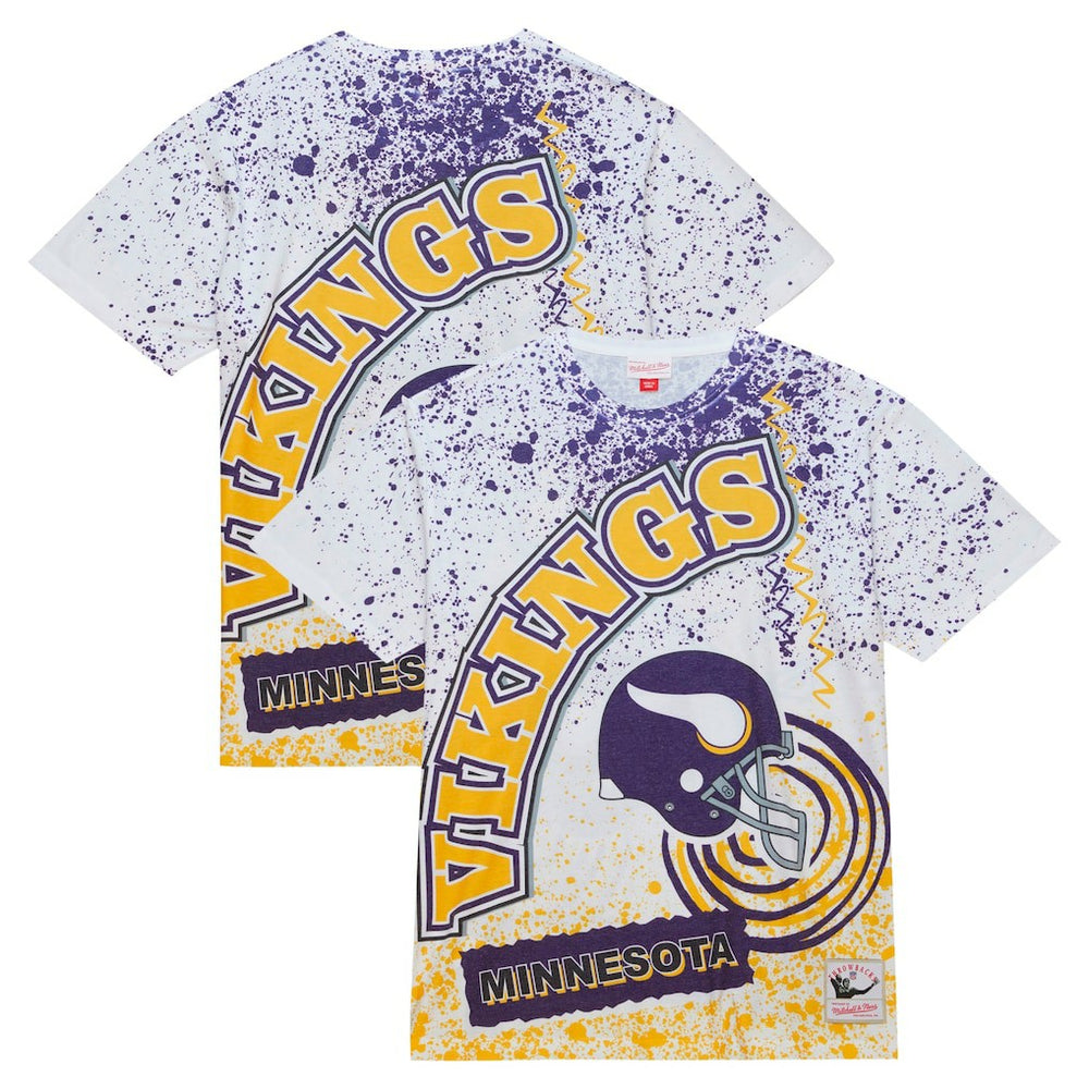 NFL Minnesota Vikings Team Burst Sublimated T-Shirt