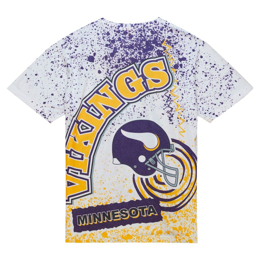 NFL Minnesota Vikings Team Burst Sublimated T-Shirt