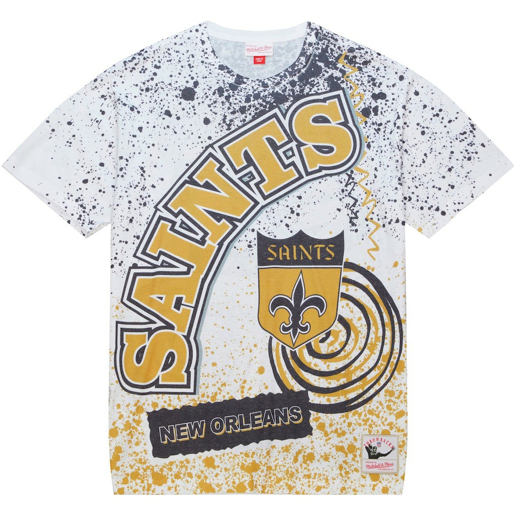 NFL New Orleans Saints Team Burst Sublimated T-Shirt