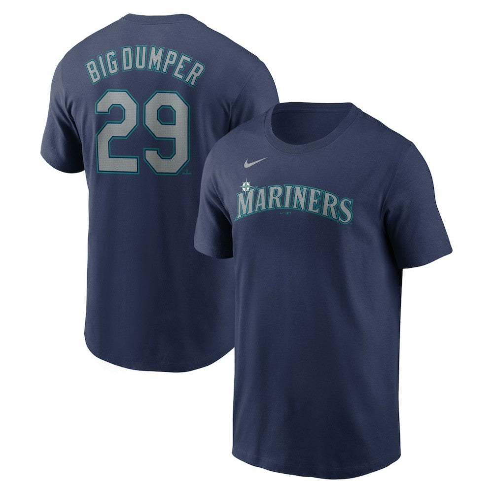 Cal Raleigh Seattle Mariners Name & Number Player Nickname T-Shirt - Navy | Nike