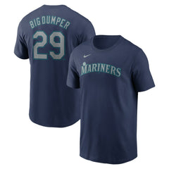 Cal Raleigh Seattle Mariners Name & Number Player Nickname T-Shirt - Navy | Nike