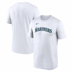 Seattle Mariners New Legend Wordmark Dri-FIT T-Shirt - White | Nike