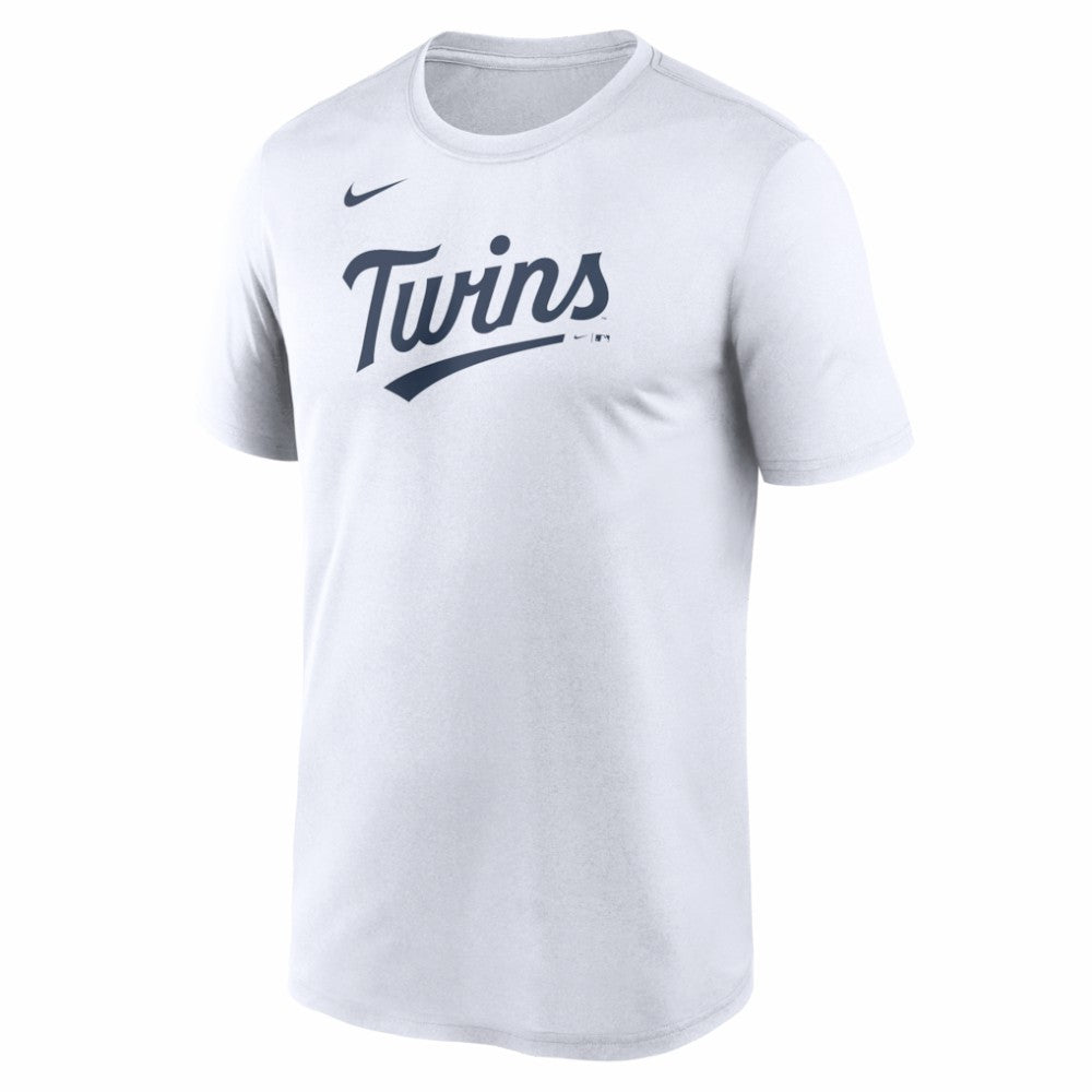 Minnesota Twins New Legend Wordmark Dri-FIT T-Shirt - White | Nike